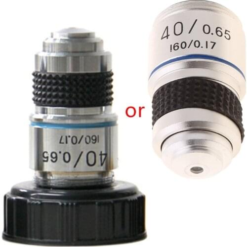 4X 10X 40X 100X High Quality Microscope Objective Lens Achromatic Objective Laboratory Biological Microscope parts