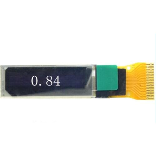 0.84 inch white OLED display 96*16