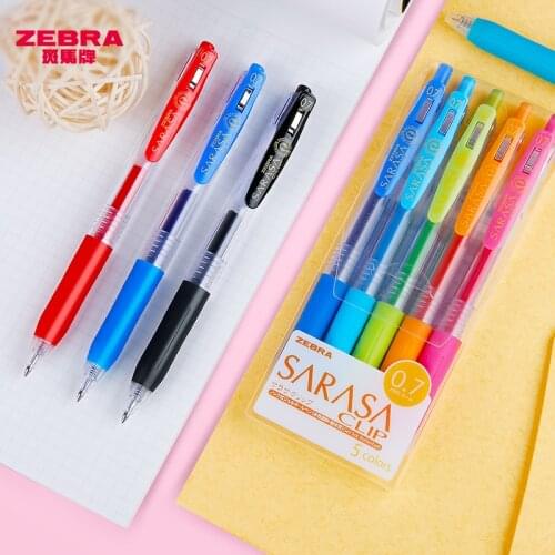1 Set Japan ZEBRA SARASA Clip Color Gel Pen JJB15 0.7mm Juice Multi-color Neutral Pen Color Marker Pen