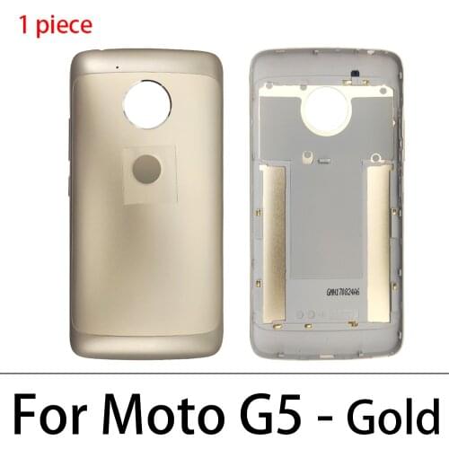 10PCS Replacement Back Rear Cover For Motorola Moto G5 Battery Door Housing Battery Back Cover Case