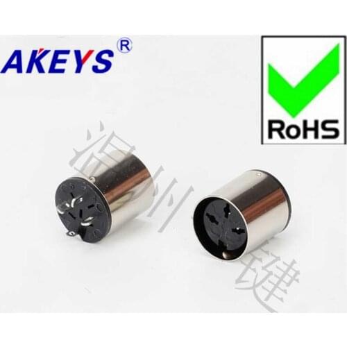 10 PCS DSCT-3-07m-1 Large keyboard plug DIN socket S Terminal 3 pin MIDI three-core socket mother Head