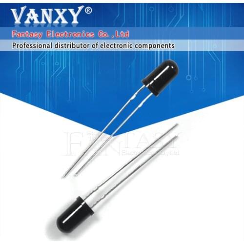 100pcs LED 5mm 940nm IR Receiving Diode Round Tube Light