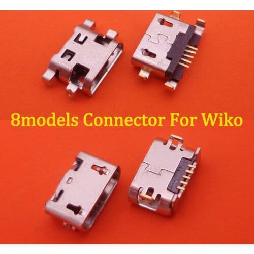 2pcs For Wiko highway Ridge Fever Rainbow Jam Pulp Fab 4G wim U Feel Go view 3 Micro USB Charging DC jack Socket Port Connector