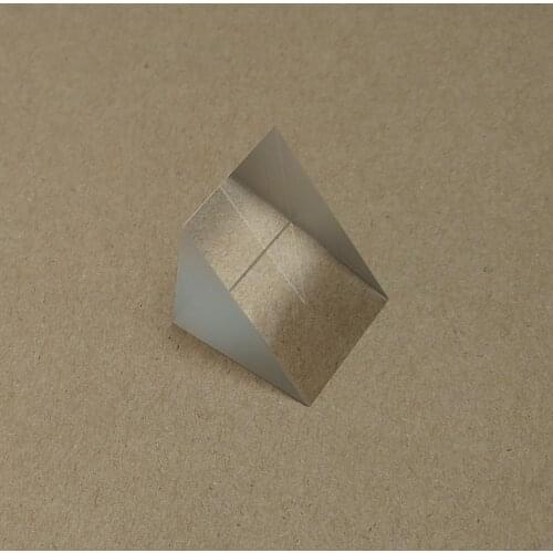 25*4*25.4*25.4mm 90 Degree Total Physical Experiment Ray Refraction of Optical Glass Right Angle Triangle Isosceles Prism