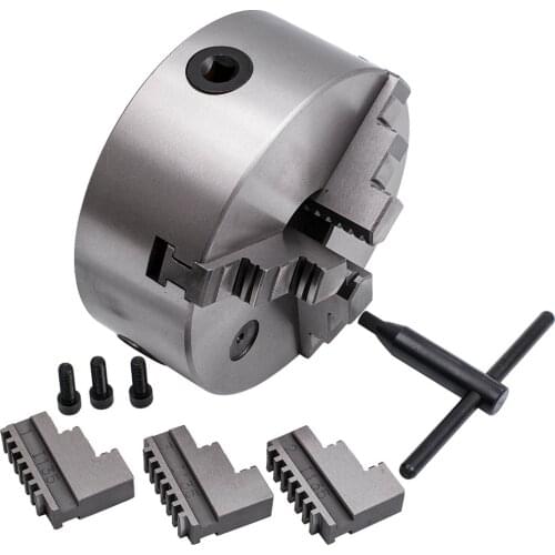 6 inches 3 Jaw Self Centering Lathe Chuck Milling Grinding K11-160 3600 r/min