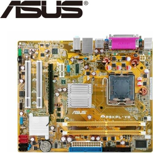 Asus P5KPL-VM Desktop Motherboard G31 Socket LGA For 775 Core Pentium Celeron DDR2 4G u ATX UEFI BIOS Original Used Mainboard