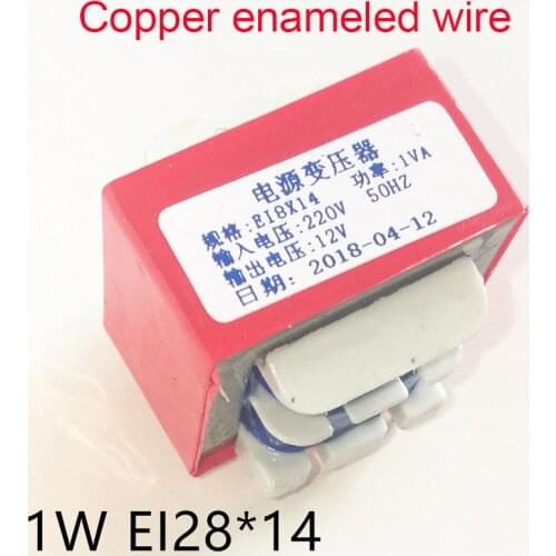 EI8*14 1W PCB Pin Transformer 220V to 12V Single-phase AC Isolation