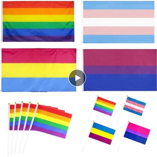 Homosexual Philadelphia Philly LGBT Gay Pride Rainbow Flag 90x150cm/35.43*59.05inch Home Decoration Free Shipping National Flag
