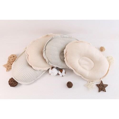 Cotton Baby Pillow Newborn Head Protection Cushion Baby Bedding Infant Nursing Pillow Toddler Sleep Positioner Anti Roll