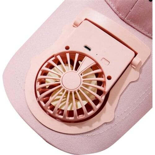 Fan Cap Cotton Usb Charging Outdoor Travel Hat Portable Rechargeable Sun Fan Hat