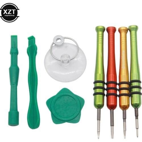 9 in1 Opening Tools Kit Metal Dedicated Screwdriver Mobile Phone Hand Repair Tools Set for iPhone 5s/6plus/7/8