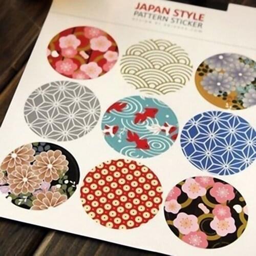 10 sheets/lot Japan Style Self-Adhesive Stickers Decorative Mobile Stickers Scrapbooking DIY Kawaii Stickers Escolar Papelaria