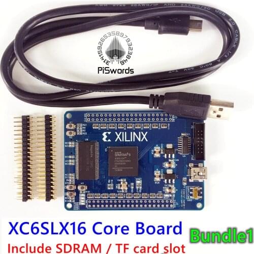 Latest Xilinx spartan6 XC6SLX16 Core Board Xilinx spartan 6 FPGA development board with 256mbit SDRAM