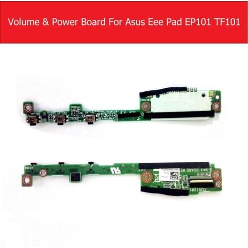 Genuine Volume & Power Board For ASUS Eee Pad EP101 Signal RF Cable For ASUS Eee Pad TF101 LCD Connector Jack Board Parts