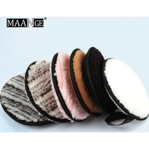 1pcs Lazy Makeup Remover Puff Soft Fiber Double Sided Makeup Sponge Easy To Use Facial Wash Puff Beauty Make Up Remover Tools