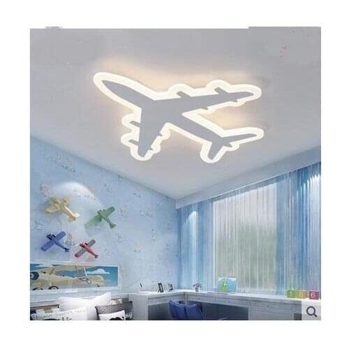 Childrens room aircraf Led ceiling light simple modern cartoon creative airplane boy and girl bedroom lamp plane ZA71016