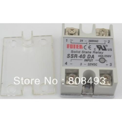 SSR40DA 40A solid state relay,single phase ssr