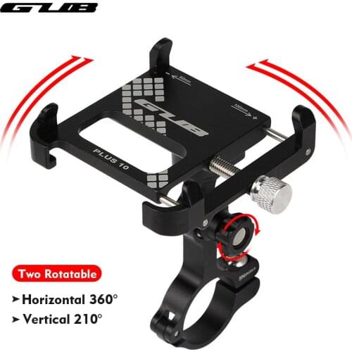 GUB PRO/Plus Bike Phone Holder Aluminum Motorcycle Handlebar Clip Stand For 3.5 to 7.5 Inch Bicycle Phone Cycling Accessories
