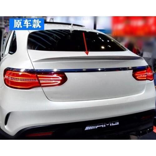 For Benz GLE43 Coupe W292 high quality ABS Plastic Unpainted Color Rear Spoiler Wing Trunk Lid Cover Car Styling