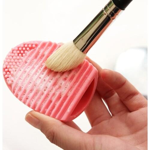 1pcs Silicone Egg Brush Cleaning Brushegg Cleanser Cleaner Foundation Powder Washing Tool for Cosmetic Makeup Brushes