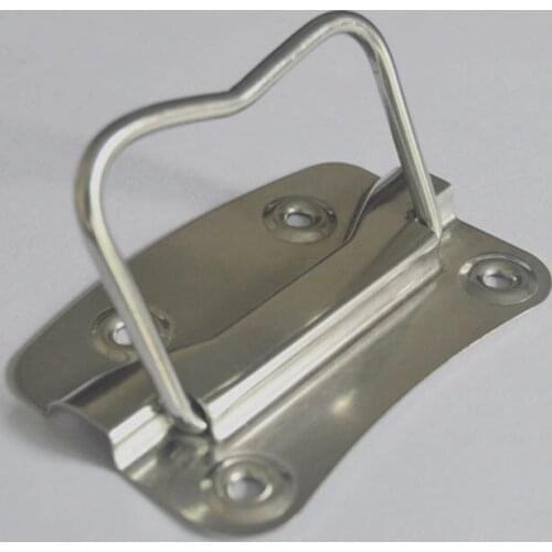 100pcs/lot stainless steel folding handle metal cutting board handle stainless steel handle bags metal shake handshandle