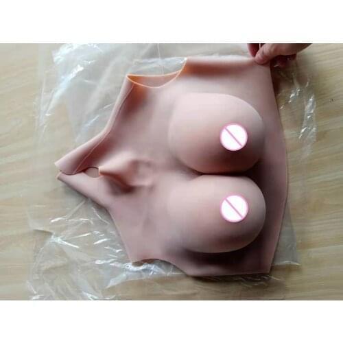 2G Upgrade BCDEG High Collar Fake Artificial Boob Realistic Silicone Breast Forms Crossdresser Shemale Transgender Drag Queen