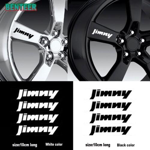 4pcs Reflective Car Wheel sticker For Suzuki Jimny Auto Accessories