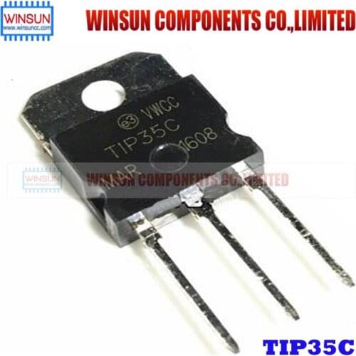 50PCS/LOT TIP35C TO-247 TIP35 TIP35CW 25A 100V TO-3P Brand New