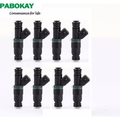 8 Pieces x FOR Gen III Chevy 7.4 454cid OEM Upgrade Add HP Torque Fuel Injectors 0280155884 17113221 17109596