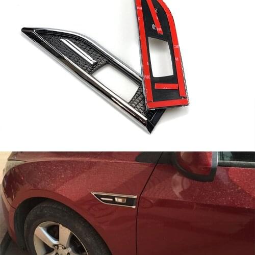 Car Accessories For Chevrolet Chevy Cruze Aveo Sail ABS Chrome trim Signal Lamp cover Light Side Emblem decoration trim Sport