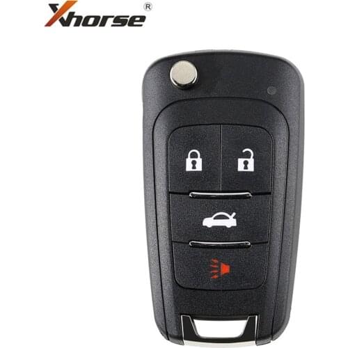 Xhorse XKBU01EN Wireless Remote Key Fob for Buick 4 Buttons XKBU01EN Key English Version For VVDI2 One Pcs