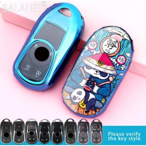 TPU Car Key Case Protector Shell For Buick Envision Vervno GS 20T 28T Encore NEW LACROSSE Weilang For Opel Astra k Accessories