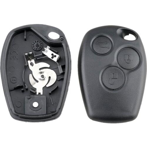 3 Button Remote Key Shell Case Without Blade for Renault Logan Sandero Clio Fluence Vivaro Master Traffic