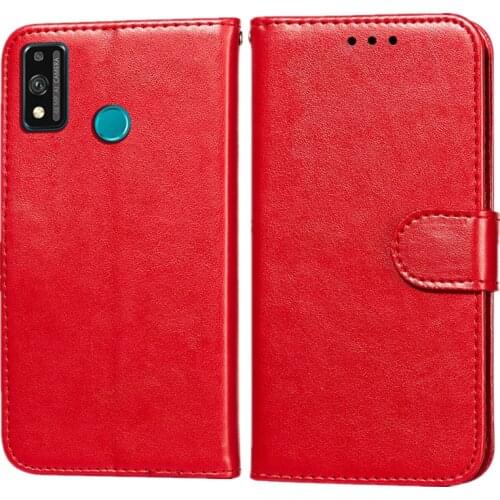 Pure Color Fashion Flip PU Leather Case For Huawei Honor 9 9X Lite Wallet Cover For Honor 9A 9S 9C Soft Silicone Phone Bag
