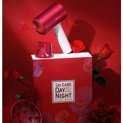 SOOCAS H5 Negative Ion Hair Dryer 1800W Professional Blow Dryer Aluminum Alloy Powerful Electric Dryer Cold Hot Air Circulating