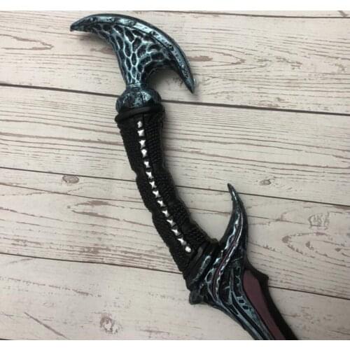 LT 1:1 Anti Mage Scythe of Vyse Elf Weapon Figure Role Play PU Action Figure Model Gift Kids Movie Game Cosplay 50CM