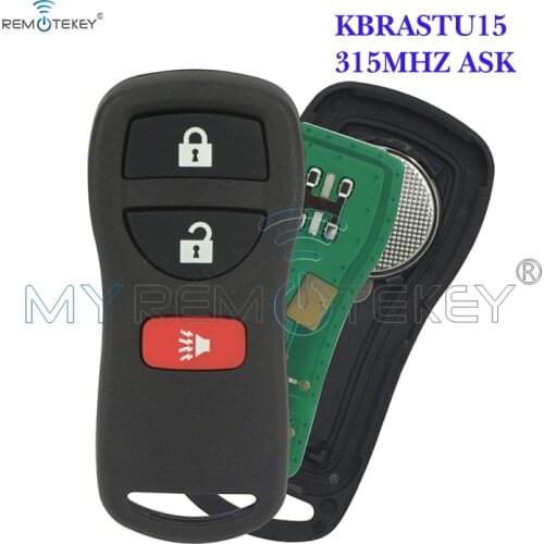 Remtekey Remote Key Fob KBRASTU15 3B 315Mhz ASK for Nissan Armada Frontier Murano Pathfinder Quest Titan Xterra 2005 2006 2007