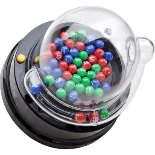 1 Set Electric Lottery Machine Party Mini Lotto Games Machine Jackpot Machine