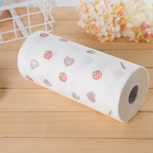 1 Roll Kitchen Paper Oil Absorbent Roll Paper Restaurant Kitchen Office Toilet Washable Paper