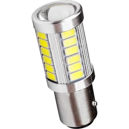 1PCS High Quality 1157 BAY15D P21/5W 33 SMD 5630 LED Car Brake Lights Tail Lamps Turn Signal 33SMD 5730 LED Auto Rear Bulbs