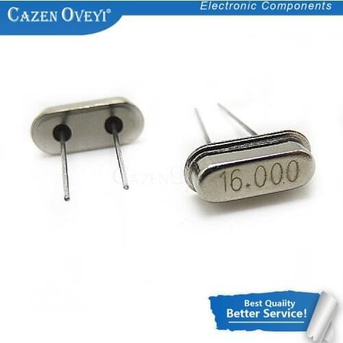 10pcs/lot 4Mhz 6Mhz 8Mhz 12Mhz 16Mhz 20Mhz 24Mhz 32.768K 2*6 32.768K 3*8 Quartz Crystal Resonator Passive Oscillator HC 49S