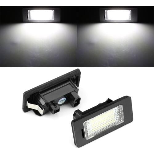 2PCS/Pair LED Kennzeichen Beleuchtung For BMW E39 E60 E61 E90 E91 E92 Kennzeichenbel euchtung