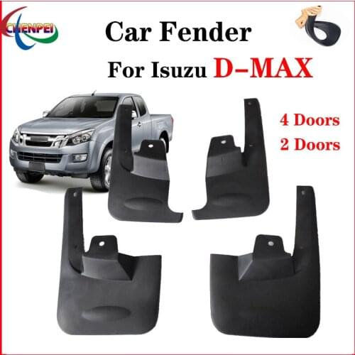 4pcs Special Fender For Isuzu D-MAX 2018-2019 Fluence 2008-2016 Car Fender Auto Mudguard Tire Supplies Car Accessories