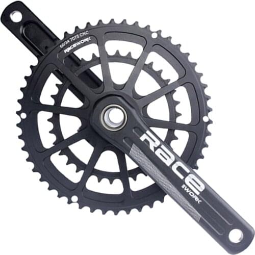 50-34T MTB Crankset 7/8/9 Speed Bicycle Crank Set 52-36T 170mm 7075 Aluminum Alloy CNC Crank Sprocket Wheel Chainwheel Bike Part