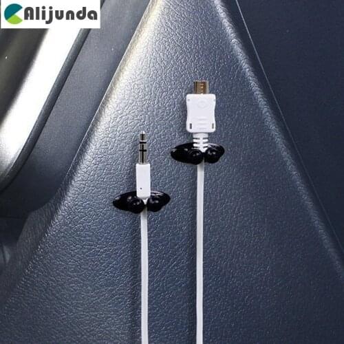 8 Pcs Car Charger Line Buckle Clamp Headphone / USB Cable Car Clip Plastic Car Accessories for Chevrolet Cruze TRAX Aveo Lova