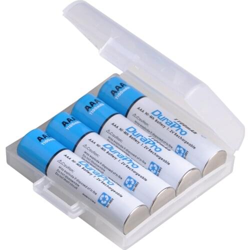 DuraPro 2800MAH AA or 1100mAH AAA Ni-MH Rechargeable Batteries for Camera, Calculator, MP3 Player ect