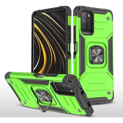 For Xiaomi Redmi 9T Case Cover Shockproof Armor Drop Protective Defender Magnetic Car Holder Phone Case Redmi 9T 9 T