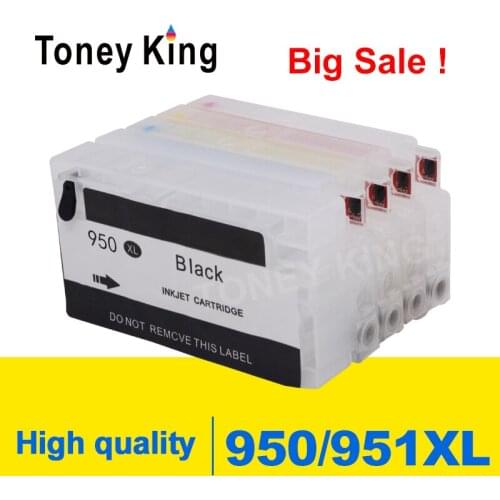 Toney King Refill Ink Cartridge For HP950 For HP 950 XL Officejet Pro 251dw 8100 8610 8620 8630 8640 8650 8660 Printer