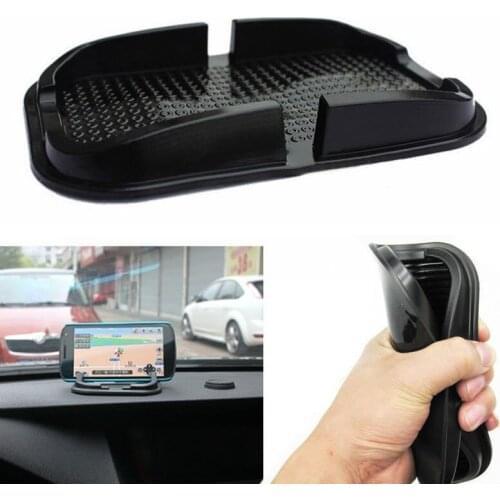 BLACK Universal Car Phone GPS Accessories Non-slip Skidproof Mat Pad Mount Holder