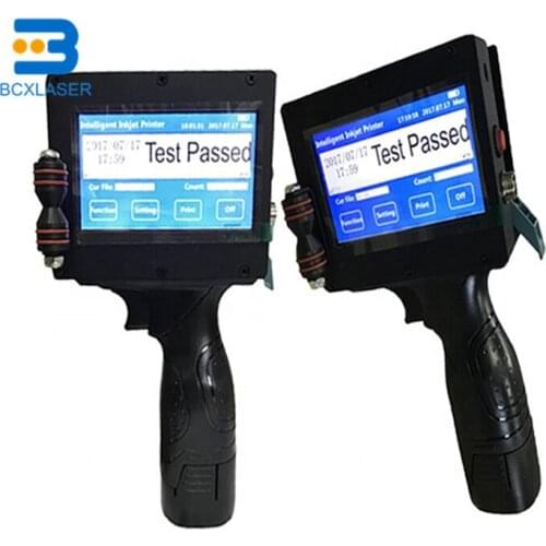 Cheap Selling Industrial Two-color Hand-held Inkjet Printer for Code Marking on Wood, Metal, Plastic, Carton